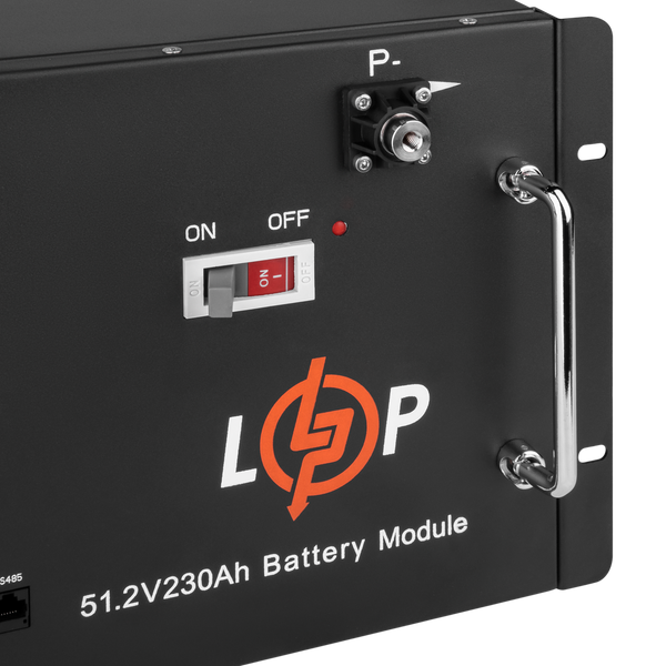 Акумулятор LP LiFePO4 48V (51,2V) - 230 Ah (11776Wh) (Smart BMS 200A) с LCD RM 20331 фото