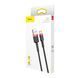 Кабель Baseus Cafule microUSB 2.4A 1M Черный/Красный (CAMKLF-B91) 16595 фото 5