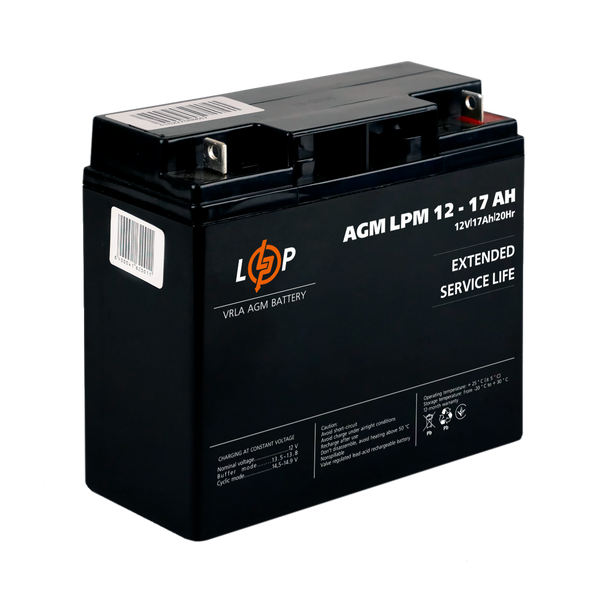 Аккумулятор AGM LPM 12V - 17 Ah (2020) 14305 фото