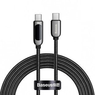 Кабель Baseus Display Fast Type-C to Type-C 100W 2M Черный (CATSK-C01) 17024 фото