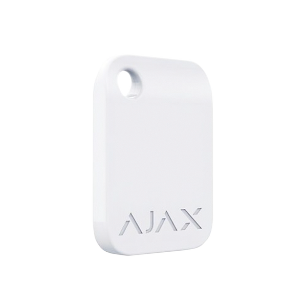 Защищенный бесконтактный брелок для клавиатуры AJAX Tag - 10 шт. (white) 14888 фото
