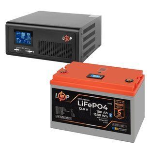 КРП LogicPower B1000 + литиевая (LiFePO4) батарея 1280 Ватт (19407+ 37476 100 Ah) 40146 фото