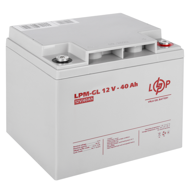 Аккумулятор гелевый LogicPower LPM-GL 12 - 40 AH 4154 фото