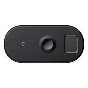 Бездротовий зарядний пристрій Baseus Smart 18 W 3 in 1 Чорний (WX3IN1-C01) 16688 фото