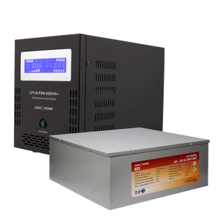 Комплект резервного питания LP (LogicPower) ИБП + литиевая (LiFePO4) батарея (UPS B6000VA + АКБ LiFePO4 1160W) 12821 фото