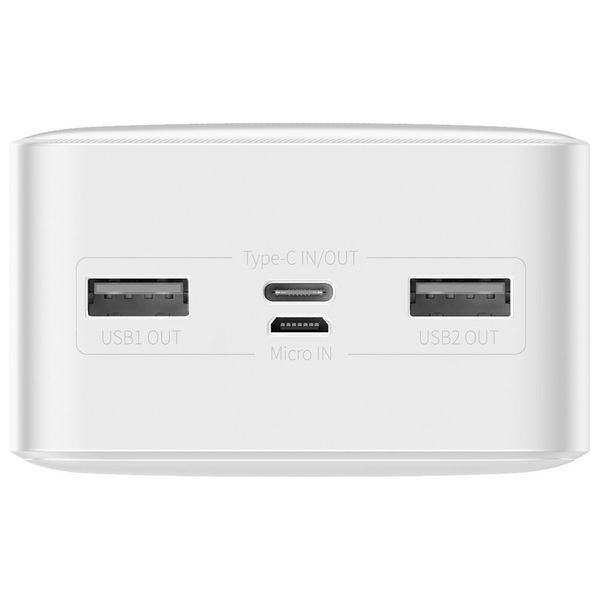 Внешний аккумулятор Baseus Bipow Digital Display 30000mAh 15W Белый (PPDML-K02) 18657 фото
