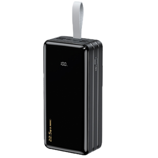 Внешний аккумулятор Remax Hunergy QC 22.5W + PD 18W 60000mAh LED Черный (RPP-173) 19614 фото