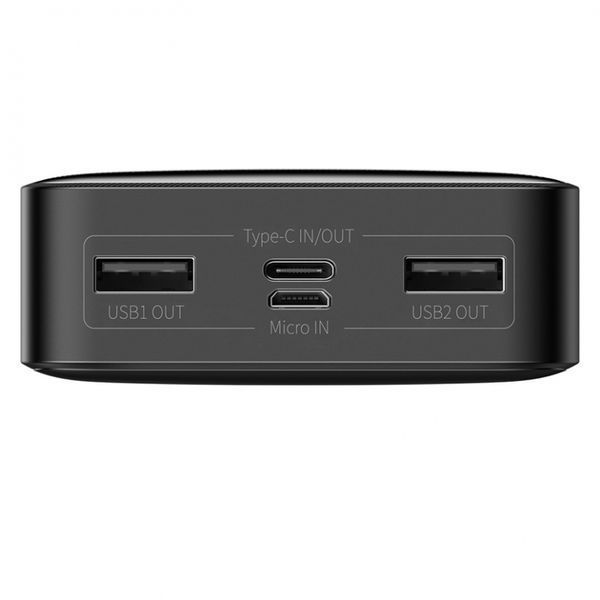 Зовнішній акумулятор Baseus Bipow Digital 15W 20000mAh Чорний (PPDML-J01) 17007 фото