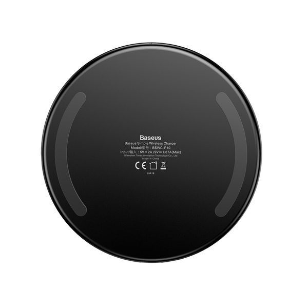 Беспроводное зарядное устройство Baseus Simple 10W Black (CCALL-JK01) 16572 фото