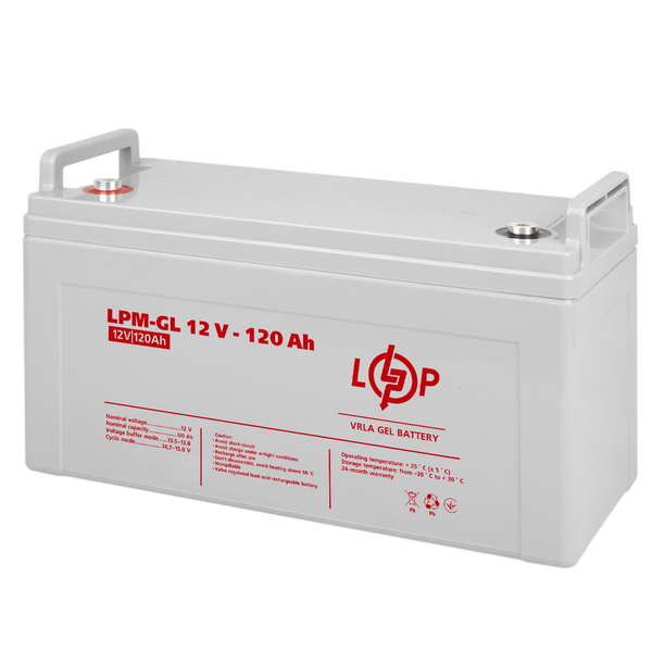 УЦ 3870 Акумулятор гелевий LPM-GL 12 - 120 AH 15795 фото