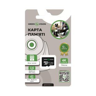 Карта пам'яті GreenVision microSDXC 256GB Class10 (без адаптера) 37219 фото